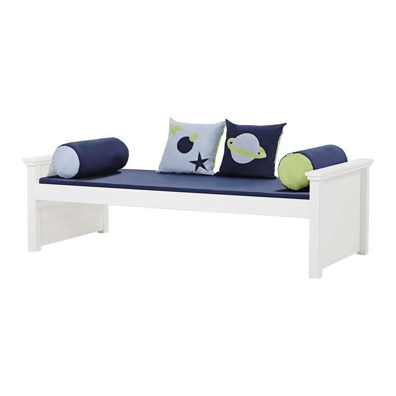 Hoppekids MAJA DELUXE - Cama infantil - 2 Painéis Intermediários - 90x200cm - Branco