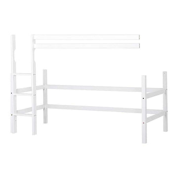 Hoppekids ECO Dream - Modul Közepes magasságú ágy - 90x200 cm. - Fehér