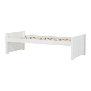 Hoppekids NOAH DELUXE - Юношеско легло - 2 Средни табла - 90x200см - Гъвкава основа за матрак - Бяла