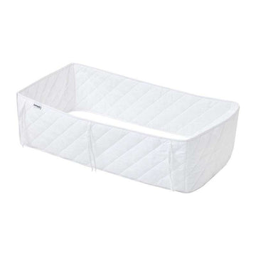 Hoppekids Quilt-Rand - 60x120 cm. - Weiß