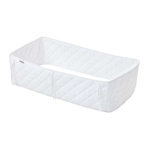 Hoppekids Quiltet Sengerand - 60x120 cm. - Hvit