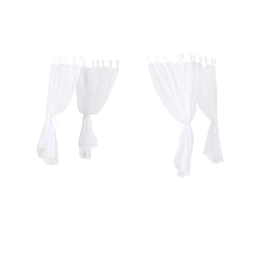 Hoppekids ECO Dream - Betthimmel für Himmelbett - Verschiedene Größen - Weiß/Transparent