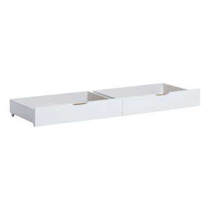 Hoppekids Conjunto de gavetas sobre rodas - 2 pcs. - Vários tamanhos - Branco