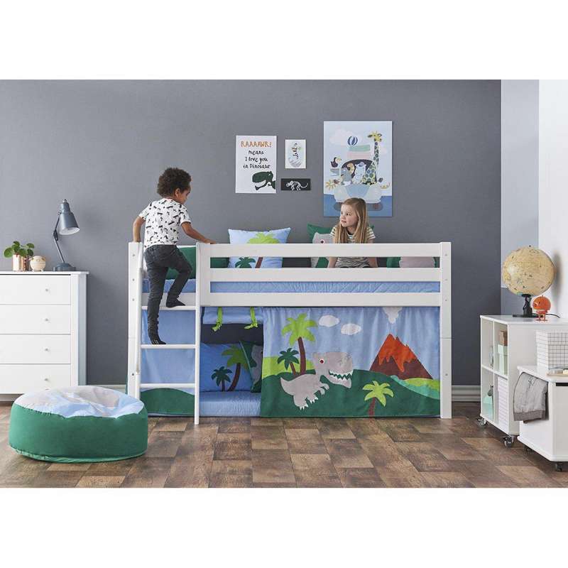 Hoppekids ECO Luxury - Stepenice za poluvisoki krevet - Kosi - Bijela