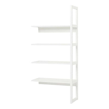 Hoppekids STOREY - Scaffale - Sezione 1/2 con 4 ripiani - Diverse dimensioni - Bianco