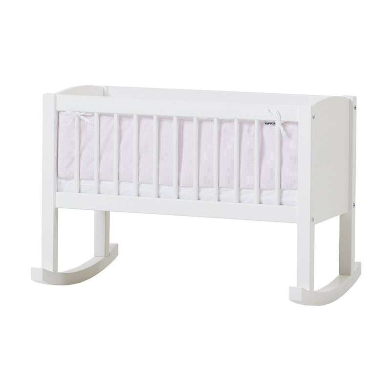 Hoppekids Wiege-Rand - 40x80 cm. - Hellrosa