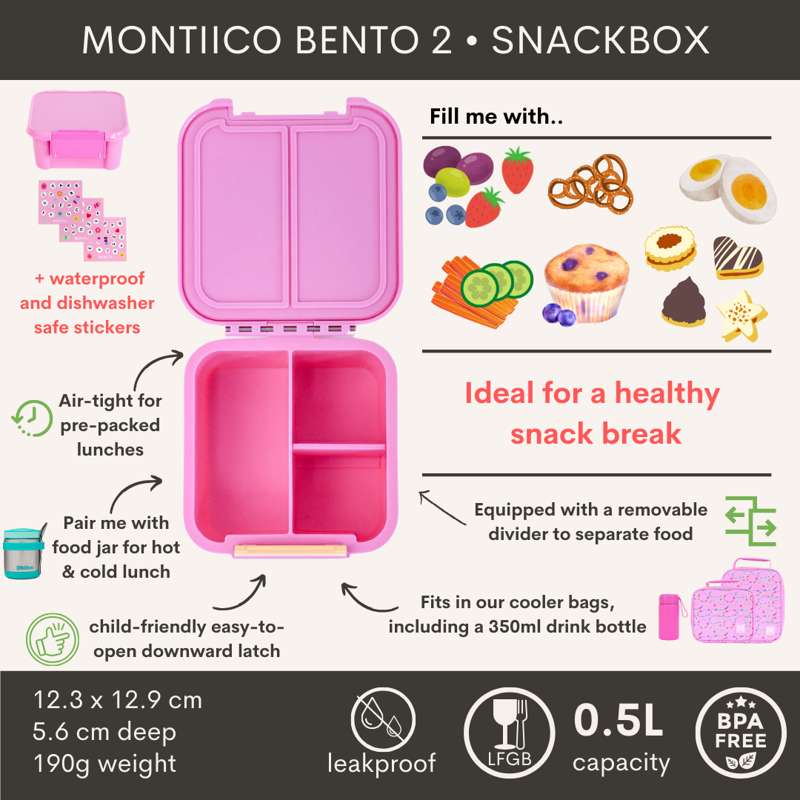 MontiiCo Bento 2 - Snack box - Floss