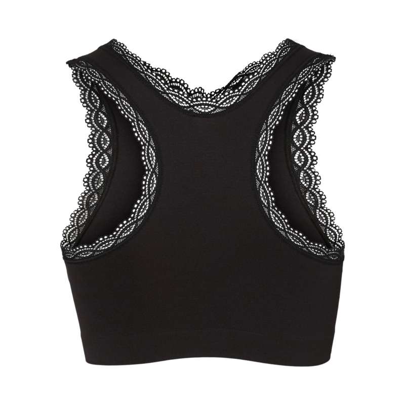 Mamalicious MLCROSSY Nursing Bra with Lace - Black