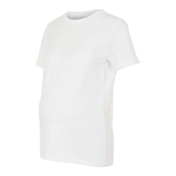 Mamalicious MLEVA Jersey Raskaustoppi - Valkoinen