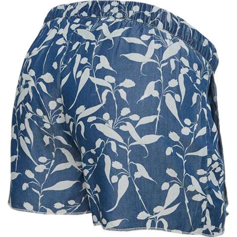 Mamalicious Juliana Woven Pregnancy Shorts - Denim Blue
