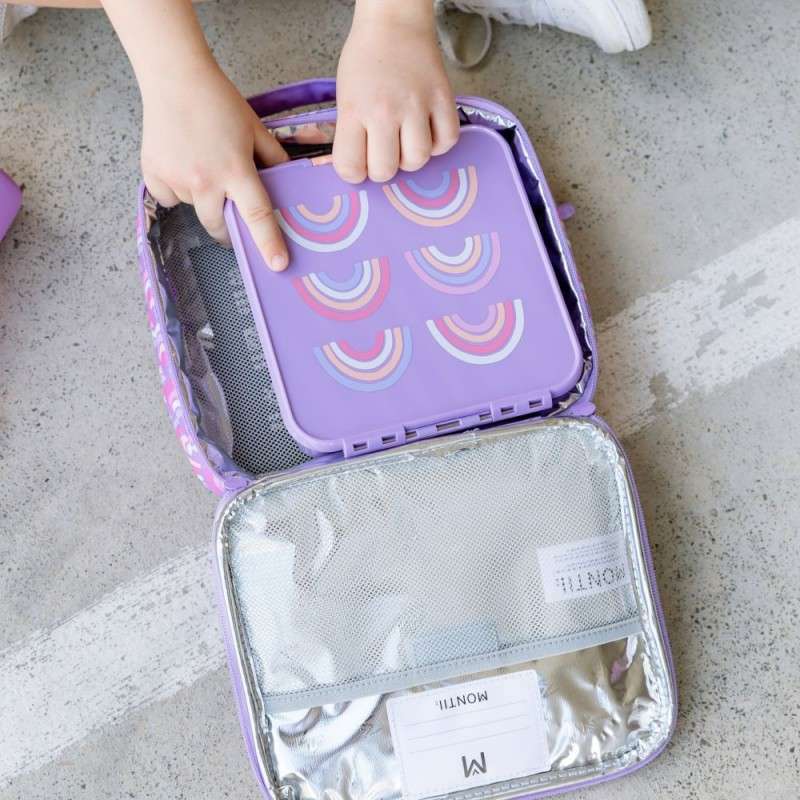 MontiiCo Torba chłodząca - Średnia - Tęczowy wałek