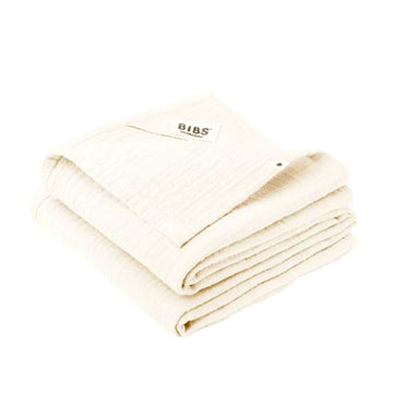 BIBS Сън - Муслинова памучна пелена в 2-Pack - 70x70 см. - Слонова кост