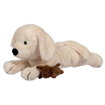 By Astrup Plüschhund m. Welpen