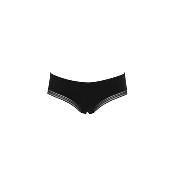 Cache Coeur MILK Maternity shorts with low waist - Black