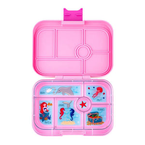 Yumbox Pojemnik na jedzenie - Oryginalny - 6 przegród - Power Pink/Syrenka