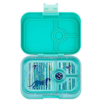 Yumbox Obedová taška - Panino - 4 priehradky - Tropická Aqua/Panter