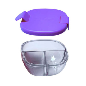 Yumbox Snack bowl - 3 compartments - Hazy Purple