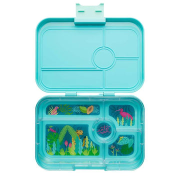 Yumbox Δοχείο φαγητού - Tapas XL - 5 θήκες - Αντίμπες Μπλε/Ζούγκλα Παστέλ