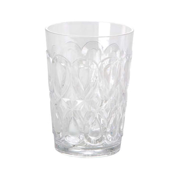 RICE Verre à boire en acrylique - Transparent