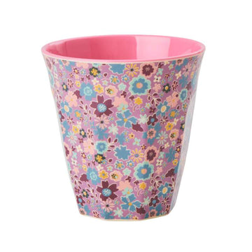 RICE Tazza - Media - Stampa floreale autunnale lavanda