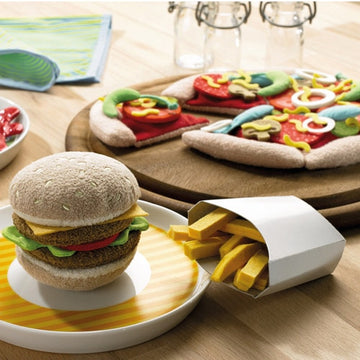 Play food in fabric 