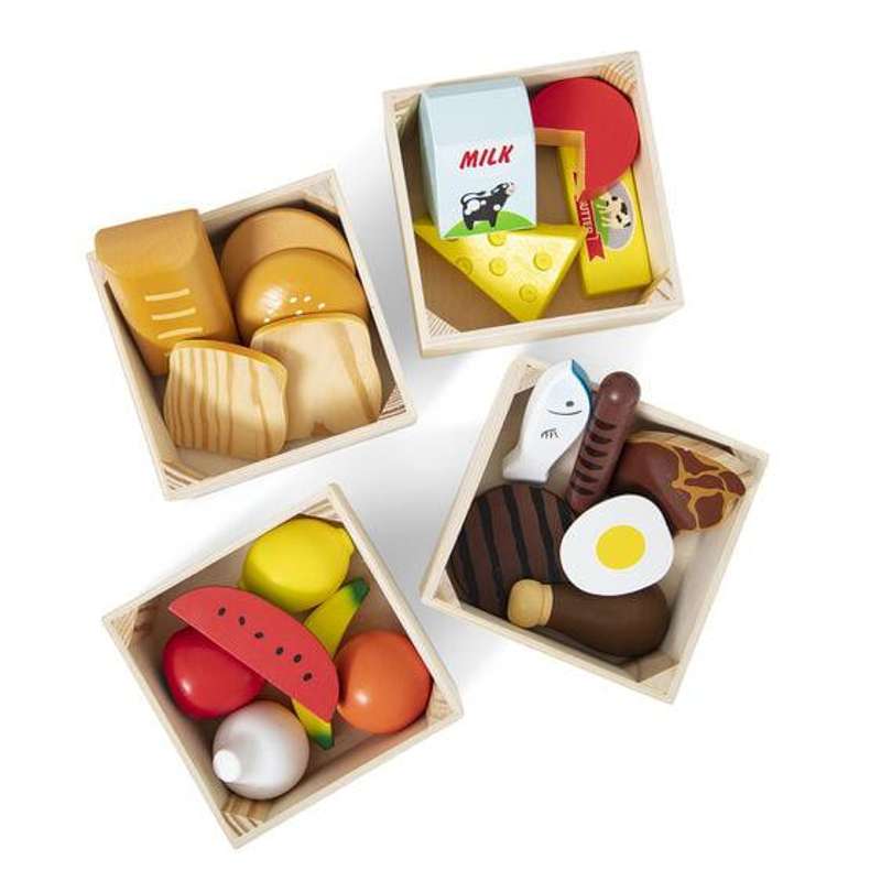 Melissa & Doug Spielzeugessen im Holz-Startset 