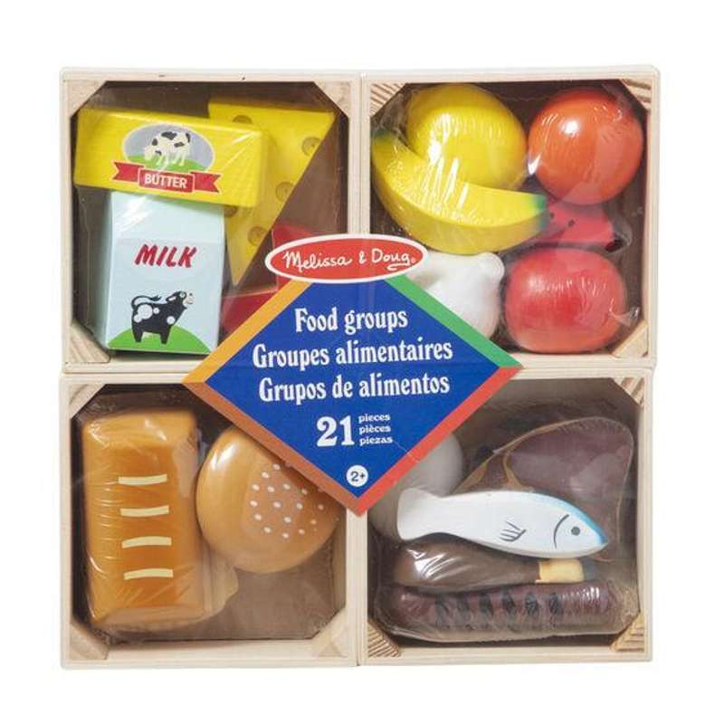 Melissa & Doug Body food in wood starter set 