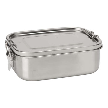 HAPS Nordic Lunchbox - Stainless Steel with Divider - Steel 