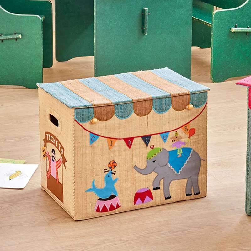RICE Raffia Storage Basket - Circus 