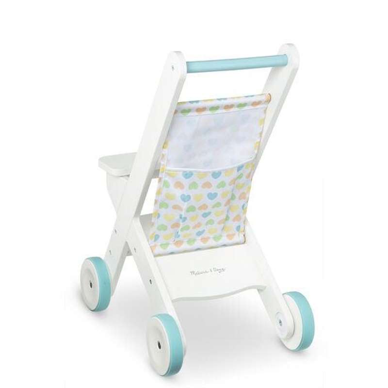 Melissa & Doug Doll stroller in wood 