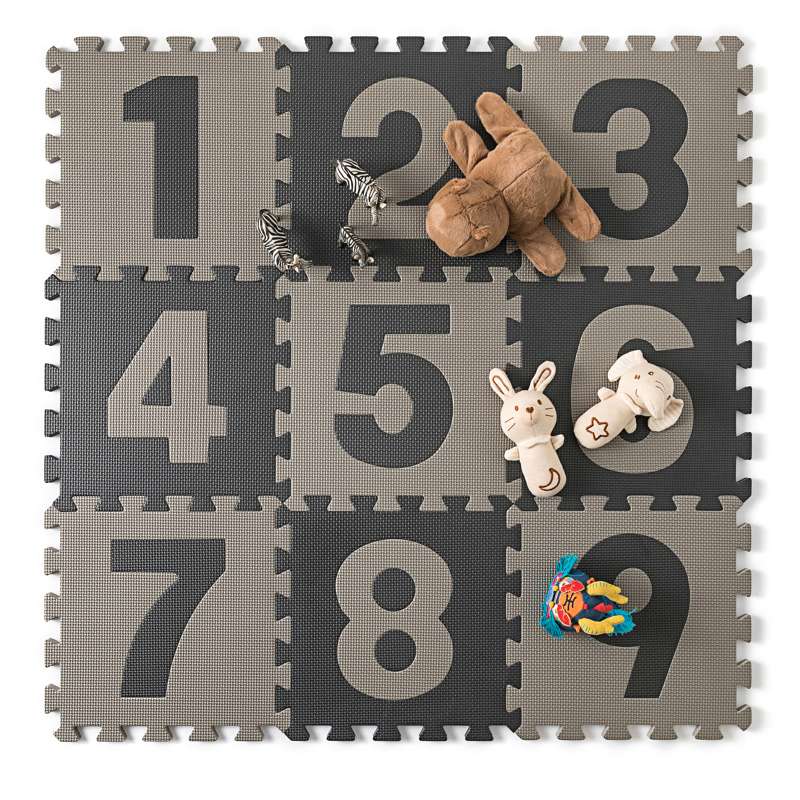 Kid'oh Kinder Puzzlematten / Spielmatte für Babys (9 Teile) - Zahlen 1-9 