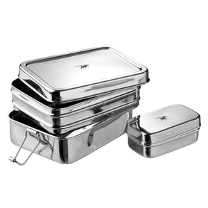 Pulito PureLunchBox Lunch Box - Stainless Steel - 3-in-1 - Large 