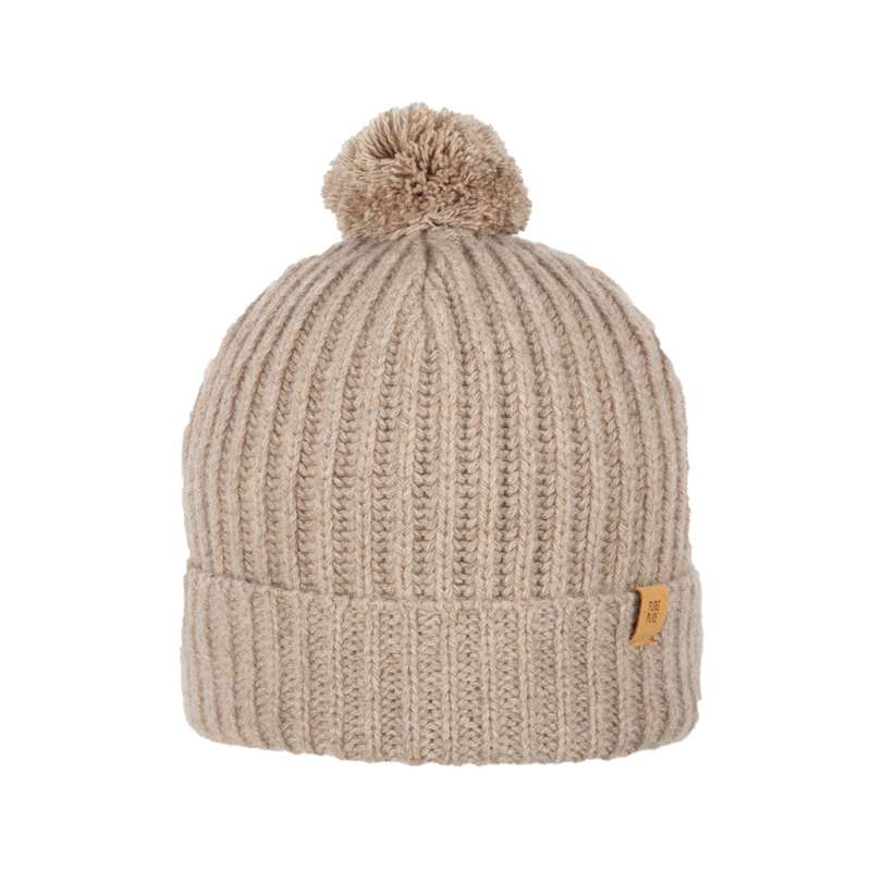 Cappello a cilindro con pompon - Cashmere