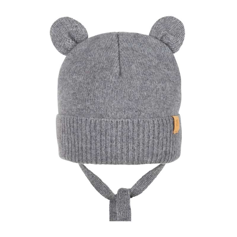 Pure Pure Baby Beanie - Cashmere - Slate gray