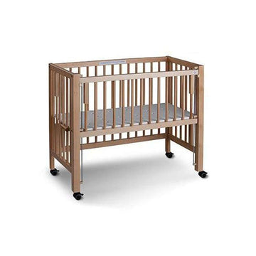 Tissi SOFIE children's bed in solid beech natural incl. Safety gate and fastening strap 