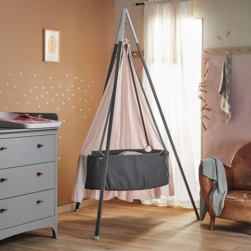Leander Classic™ Babywiege m. Matratze - Grå 
