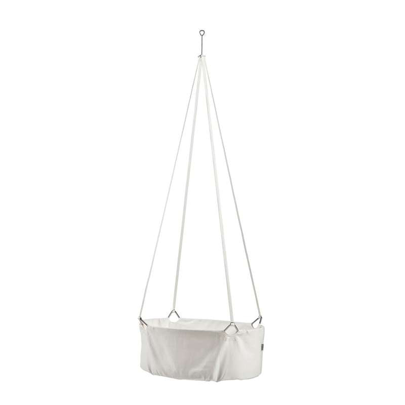 Leander Classic™ Vugge m. Madras - Hvid