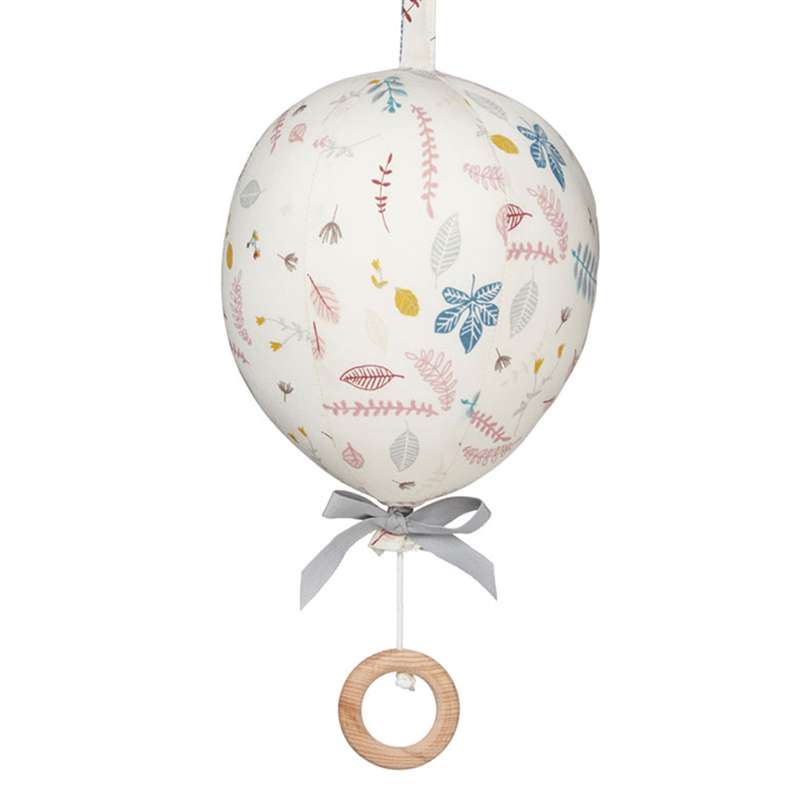 Cam Cam Copenhagen Music Mobile - Balloon - Pressed Leaves Rose 