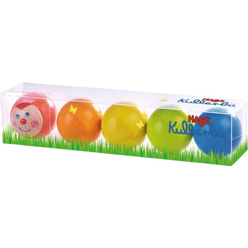 Haba Kullerbü extra balls for the marble run - caterpillar 