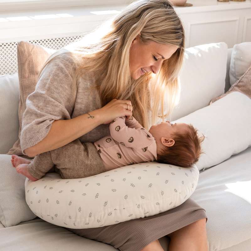 Sebra Coussin d'allaitement - Coton biologique - Feuilles de Sophora 