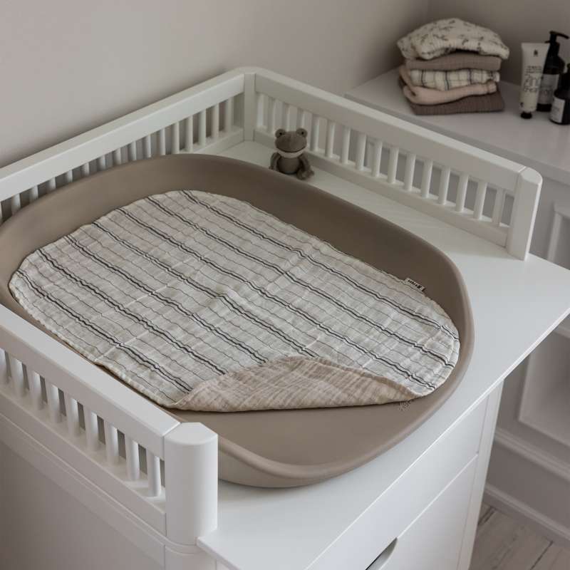 Sebra Saltea de joacă - 6 straturi - 2 buc. - Muslin - Dungi 