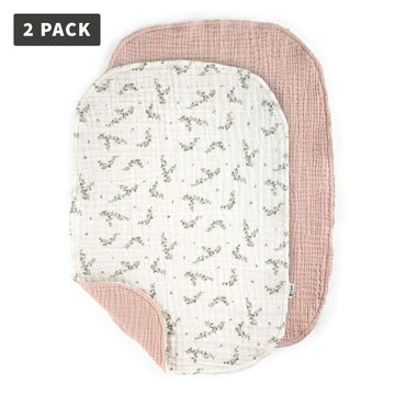 Sebra Постелки за повиване - 6-слойна - 2 бр. - Муслин - Прахово синьо 