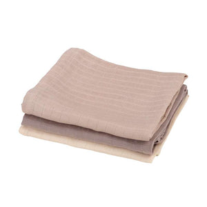 Sebra Tkanine za višekratnu upotrebu - 3 kom. - Moonlight Beige 