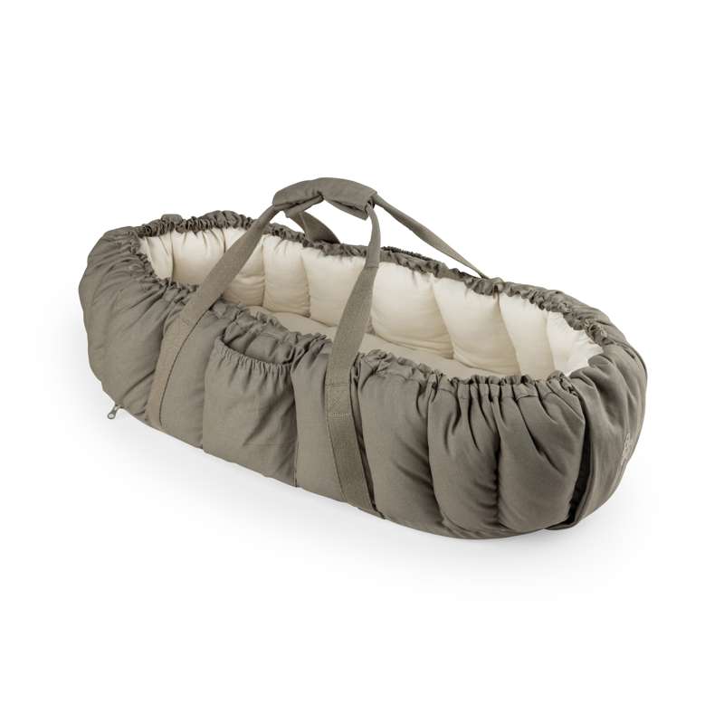 Sebra 3-i-1 Babynest - Dark Olive