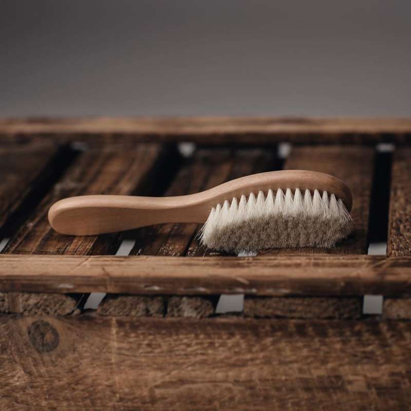 Oopsy Hairbrush of Lotus Tree - For Baby - with Natural Hair 