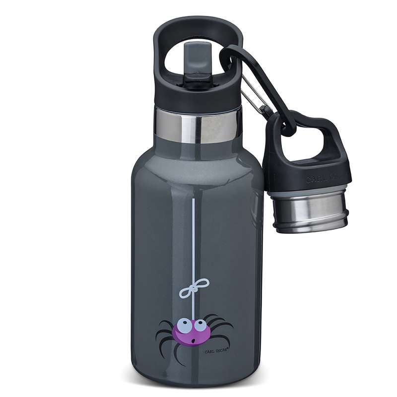 Carl Oscar TEMPflask Termosflaske - 0.35L - Edderkopp - Grå 