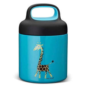 Carl Oscar LunchJar Contenitore Termico - 0.3L - Giraffa - Turchese 