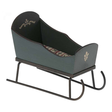 Maileg Kane with Mattress - Mouse - Green 