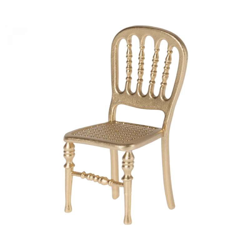 Maileg Gold Chair in Metal - Mouse 