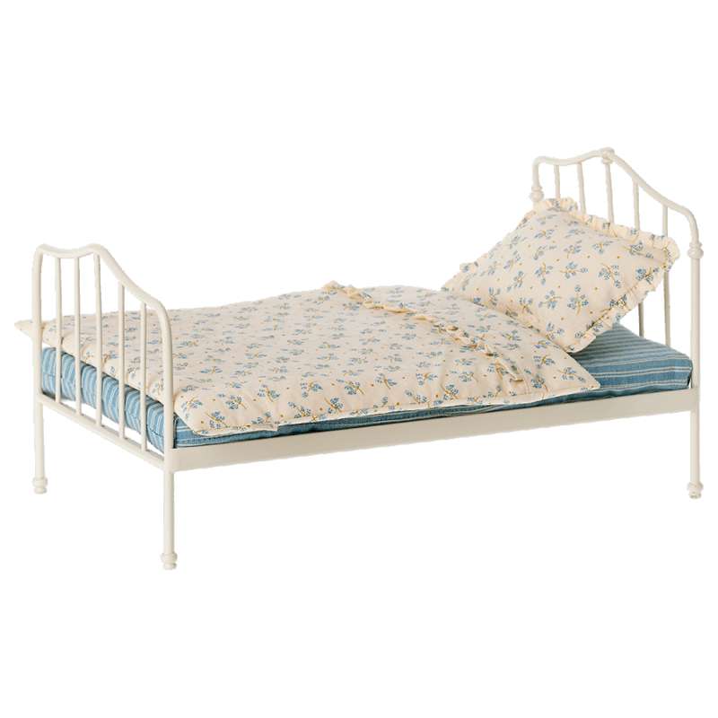 Maileg Bed - Miniature - Blue 